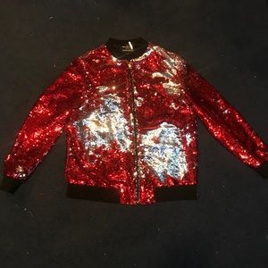 Flip sequins men jacket